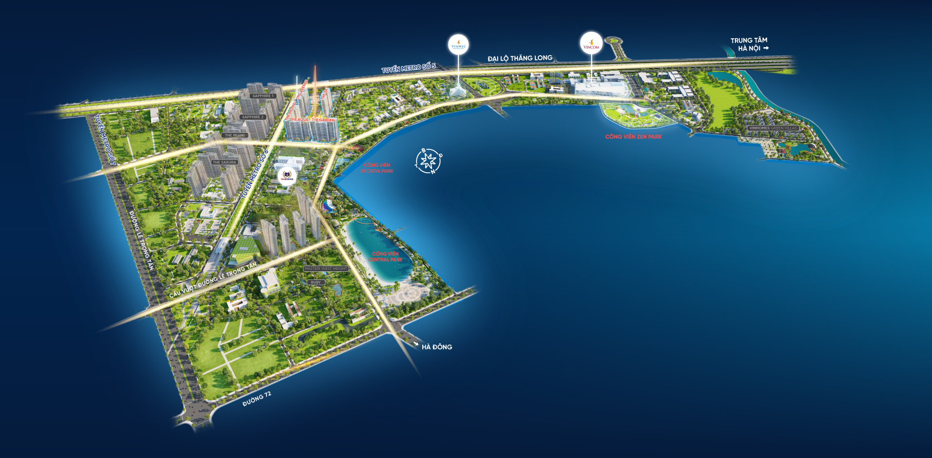Căn hộ 43m² 1 PN Sola Park Imperia Smart City Q.Nam Từ Liêm - Ảnh 4