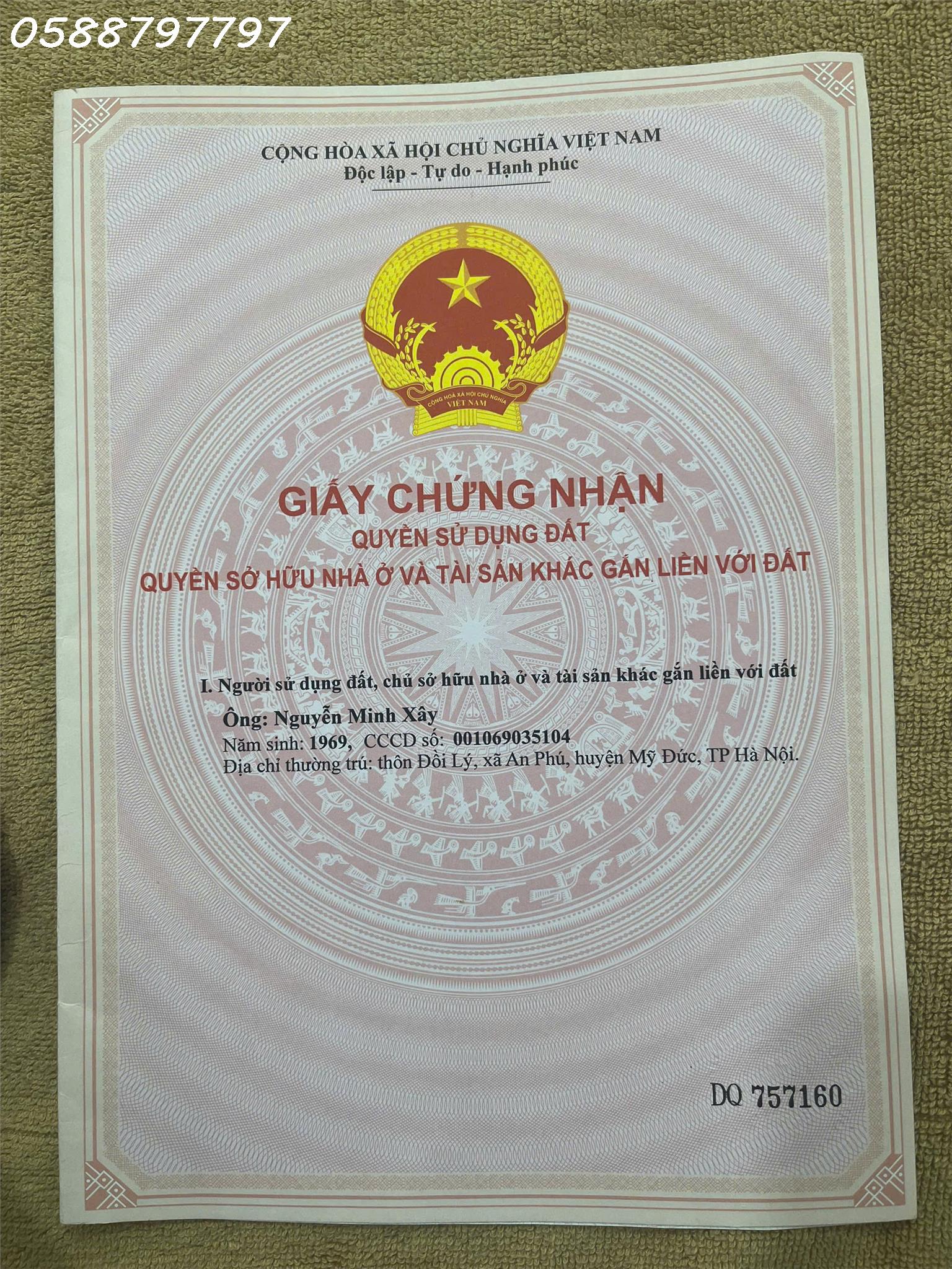 Chính chủ cần bán 99,4m2 đất xã An Phú, Mỹ Đức, Hà Nội, giá đầu tư - Ảnh 3