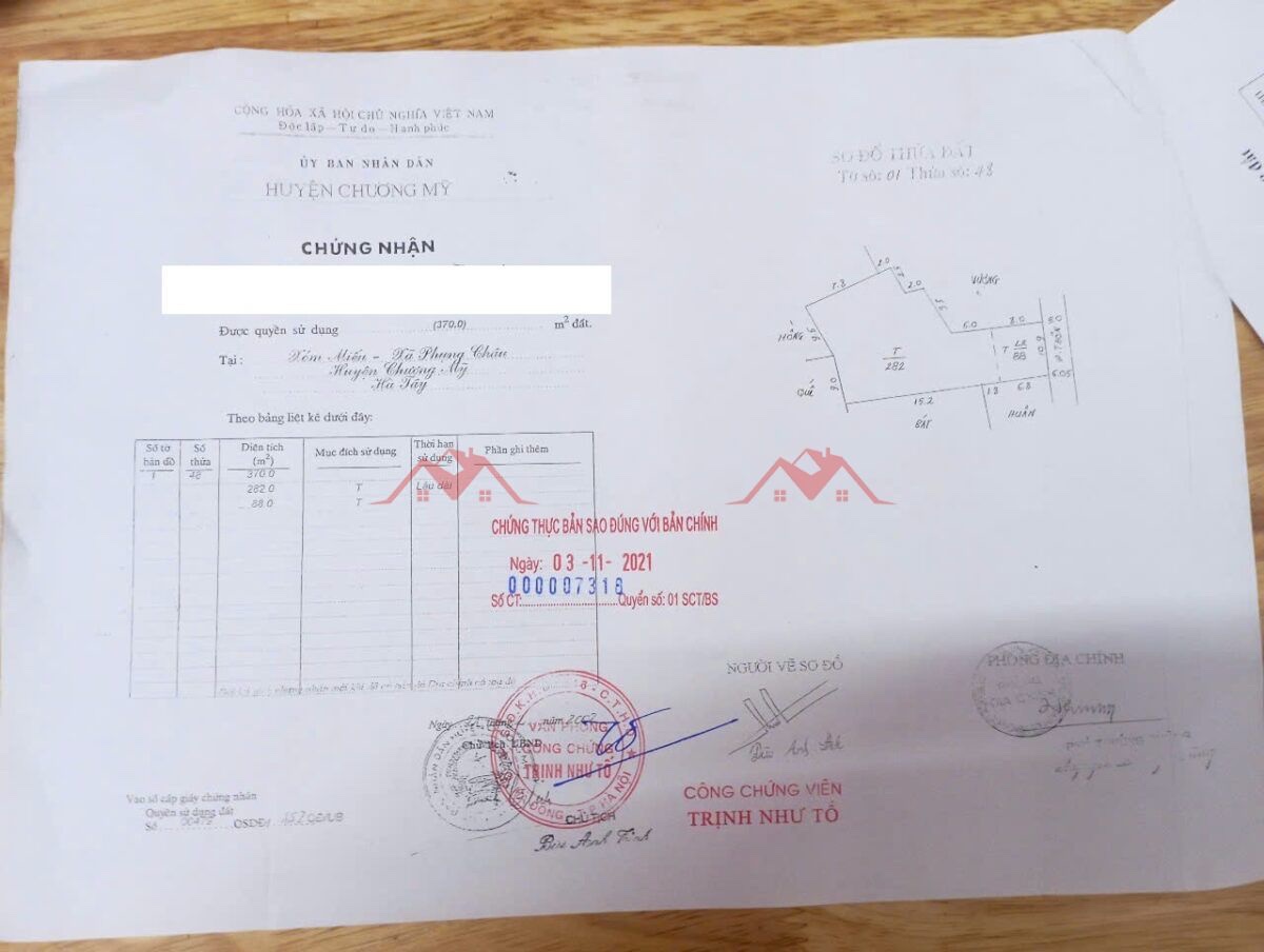 CHÍNH CHỦ BÁN LÔ ĐẤT 370M TẠI PHỤNG CHÂU-CHƯƠNG MỸ-HÀ NỘI - Ảnh 4