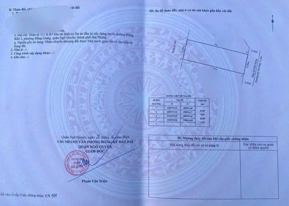 Bán Đất Tái Định Cư Cây Đa – Đằng Giang, Ngô Quyền, Hải Phòng – Hướng Đông Nam, Đường 12m, Giá Tốt - Ảnh chính