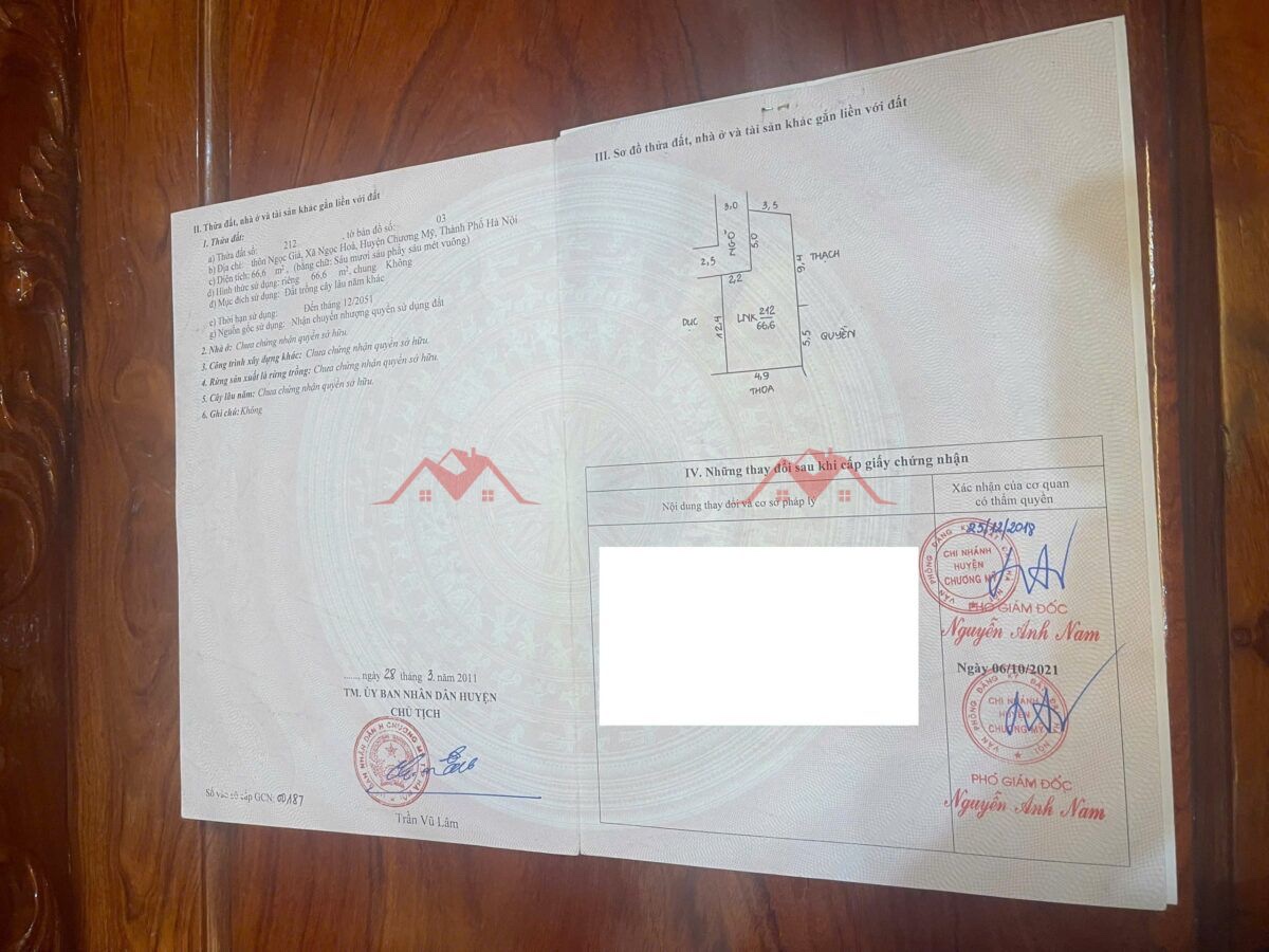 CHÍNH CHỦ BÁN LÔ ĐẤT 66,6M TẠI NGỌC HÒA-CHƯƠNG MỸ-HÀ NỘI - Ảnh 4
