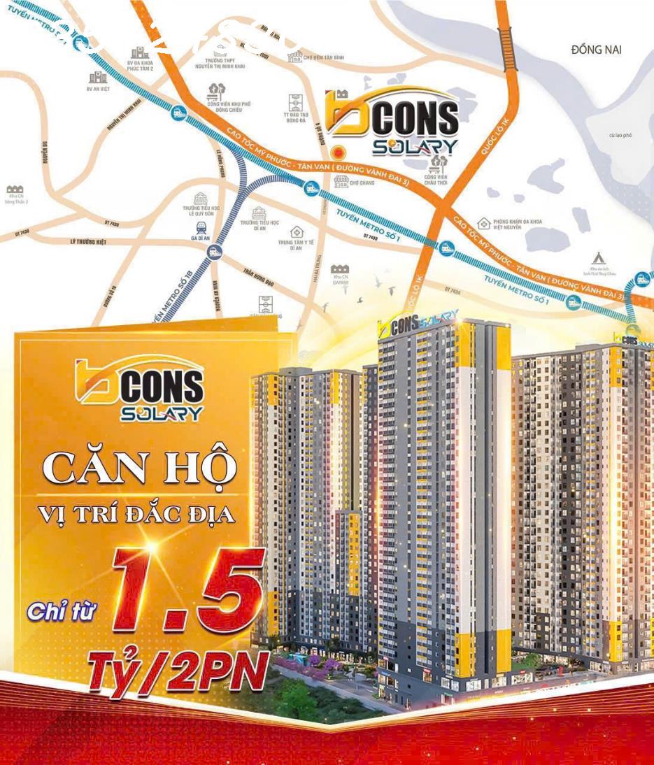 BCONS SOLARY – Sở Hữu Căn Hộ liền kề METRO - Ảnh chính