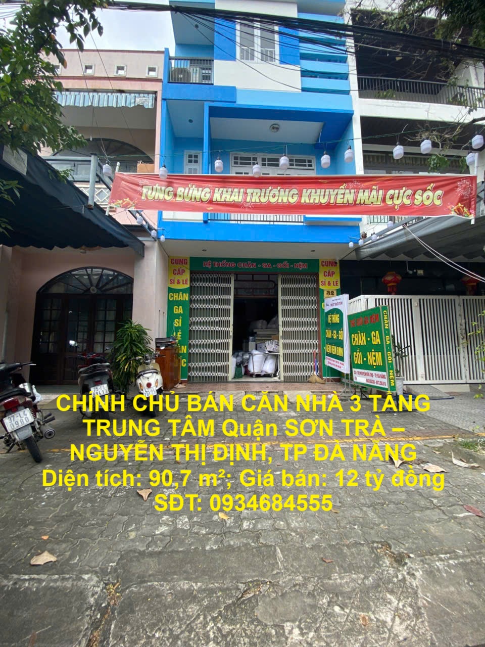 CHÍNH CHỦ BÁN CĂN NHÀ 3 TẦNG TRUNG TÂM Quận SƠN TRÀ –  NGUYỄN THỊ ĐỊNH, TP ĐÀ NẴNG - Ảnh chính