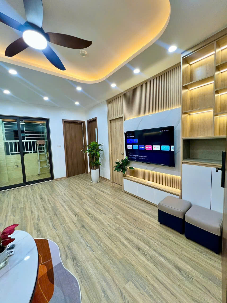Bán căn hộ HH Linh Đàm, Q. Hoàng Mai, 46m2 x 2 ngủ, tầng thấp, full nội thất mới, Hỗ trợ vay bank - Ảnh chính