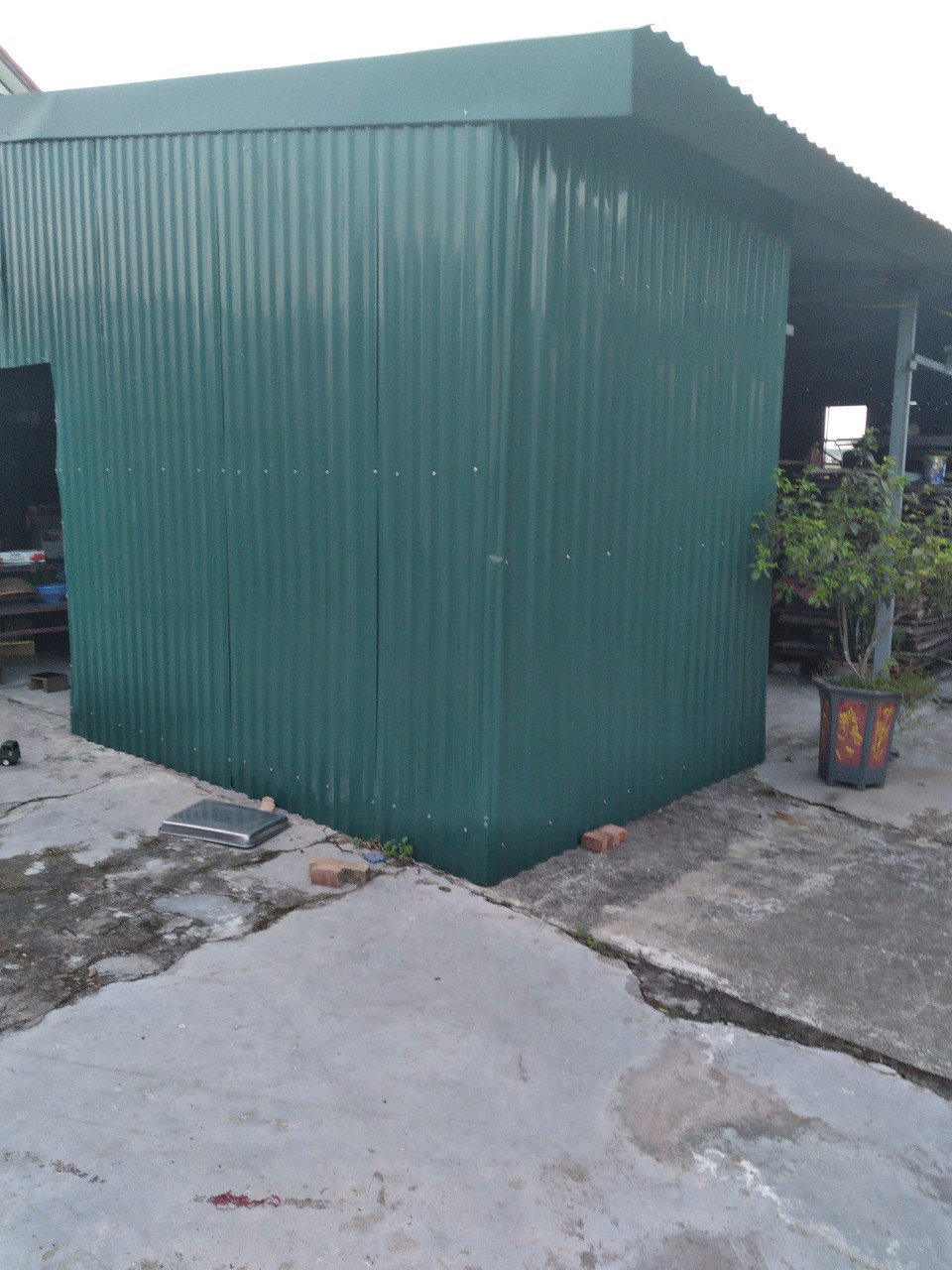 Nhà xưởng sắt hình, tôn lạnh 444m, mặt tiền 14m, 1.75 tỷ Hiệp Hòa, Bắc Giang. - Ảnh 4