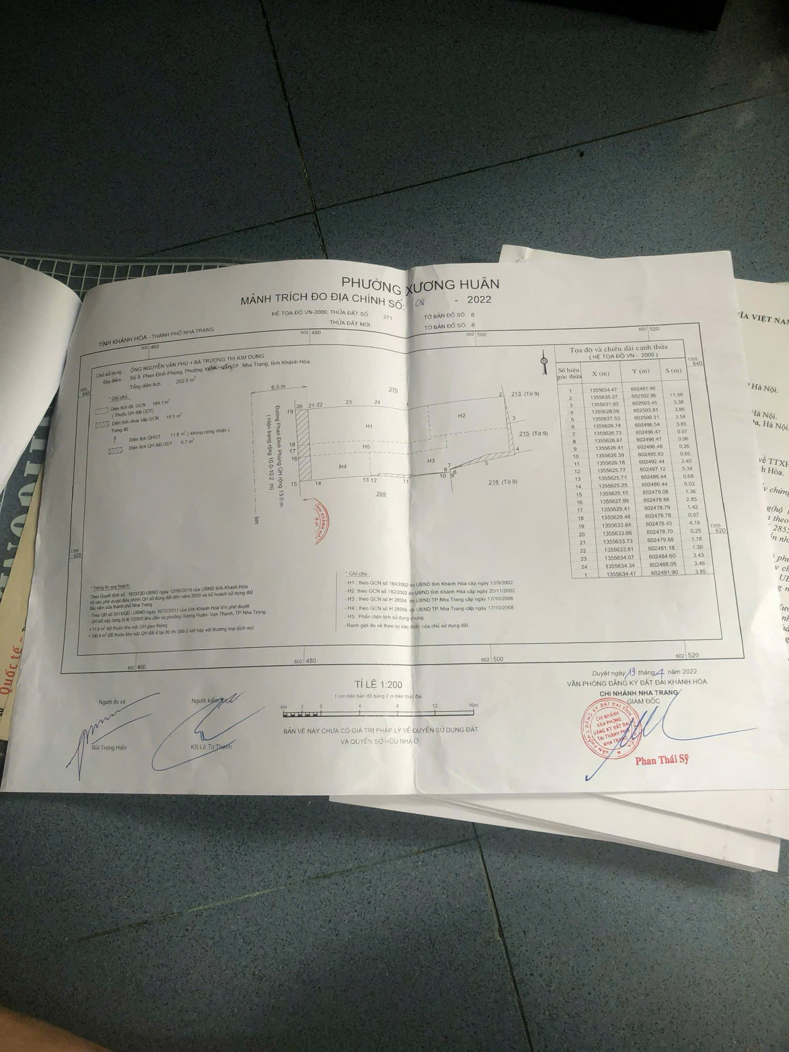 Bán đất mặt tiền đường Phan Đình Phùng,P. Xương Huân<br>DT: 184m2 ngang 8,6m (dt thực tế hơn - Ảnh 1