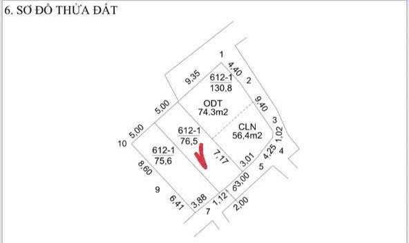 Bán 76m đất tổ 2, TT Chi Đông, Mê Linh. Trung tâm thị trấn, 2 mặt thoáng trước – sau - Ảnh chính