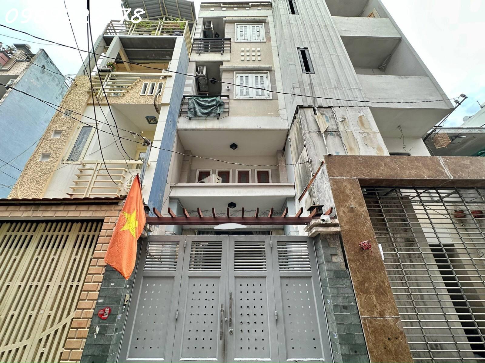 HIẾM - [#QUẬN_3] - 5 TẦNG - 2 MẶT HẺM Ô TÔ TRƯỚC SAU, VÀI BƯỚC 1 TRỤC RA MẶT TIỀN - 70M2. - Ảnh 1