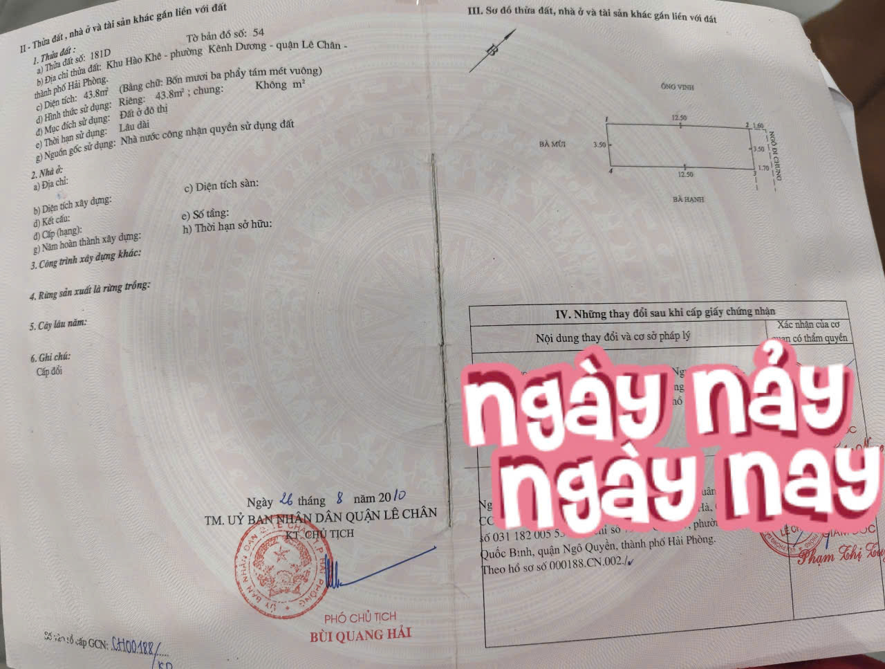 Bán nhà Hào Khê - Quán Nam, 44m 3 tầng, sân cổng riêng, giá 2.28 tỉ - Ảnh 4