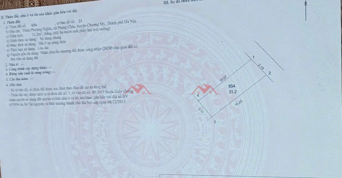 CHÍNH CHỦ BÁN CĂN NHÀ 31,2M TẠI PHƯỢNG NGHĨA-PHỤNG CHÂU-CHƯƠNG MỸ-HÀ NỘI - Ảnh 4