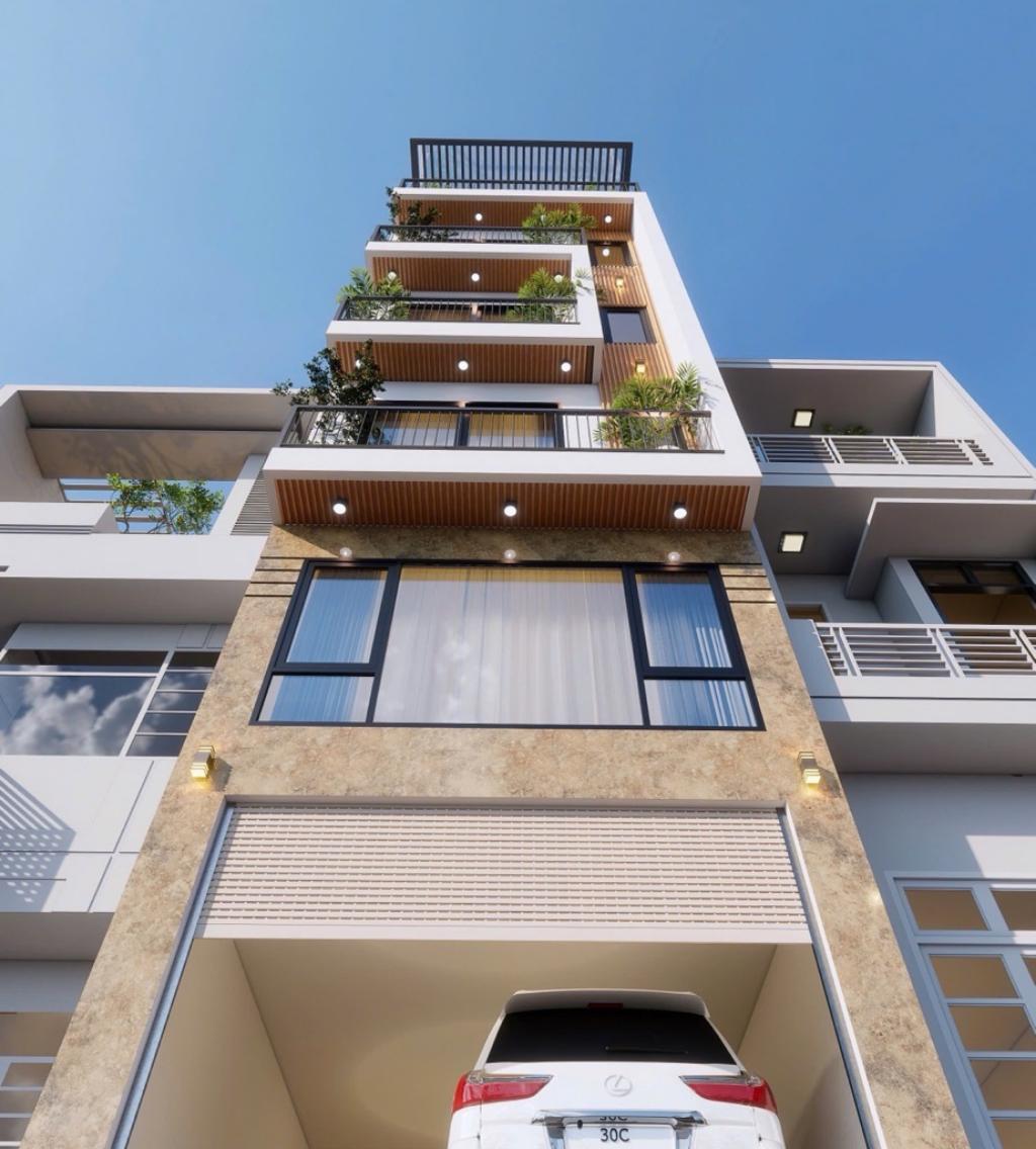 GẤP GẤP - NHÀ MỚI TINH - THANG MÁY - GARA OTO - MẶT ĐƯỜNG 4.5m - KHU VIP NGỌC THUỴ - FULL NỘI THẤT - Ảnh chính