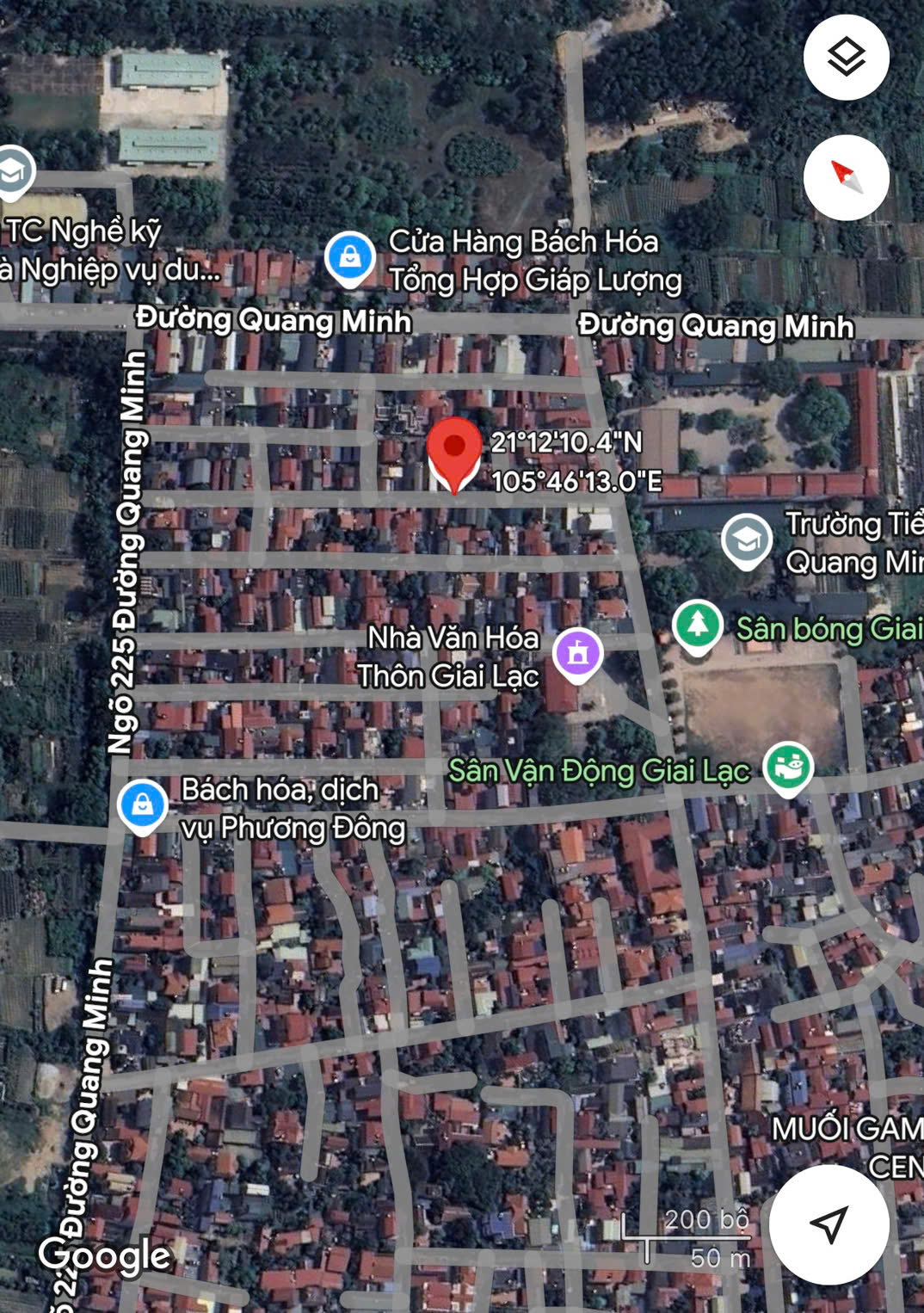 Bán 60m đất tổ 3, TT Quang Minh, Mê Linh. Gần sân bóng Giai Lạc. Đường thông bàn cờ - Ảnh chính