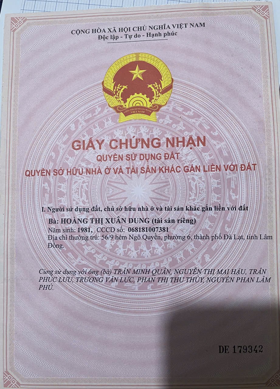 CHÍNH CHỦ CẦN BÁN GẤP LÔ ĐẤT Tại Phường 7, TP Đà Lạt, Lâm Đồng - Ảnh 1