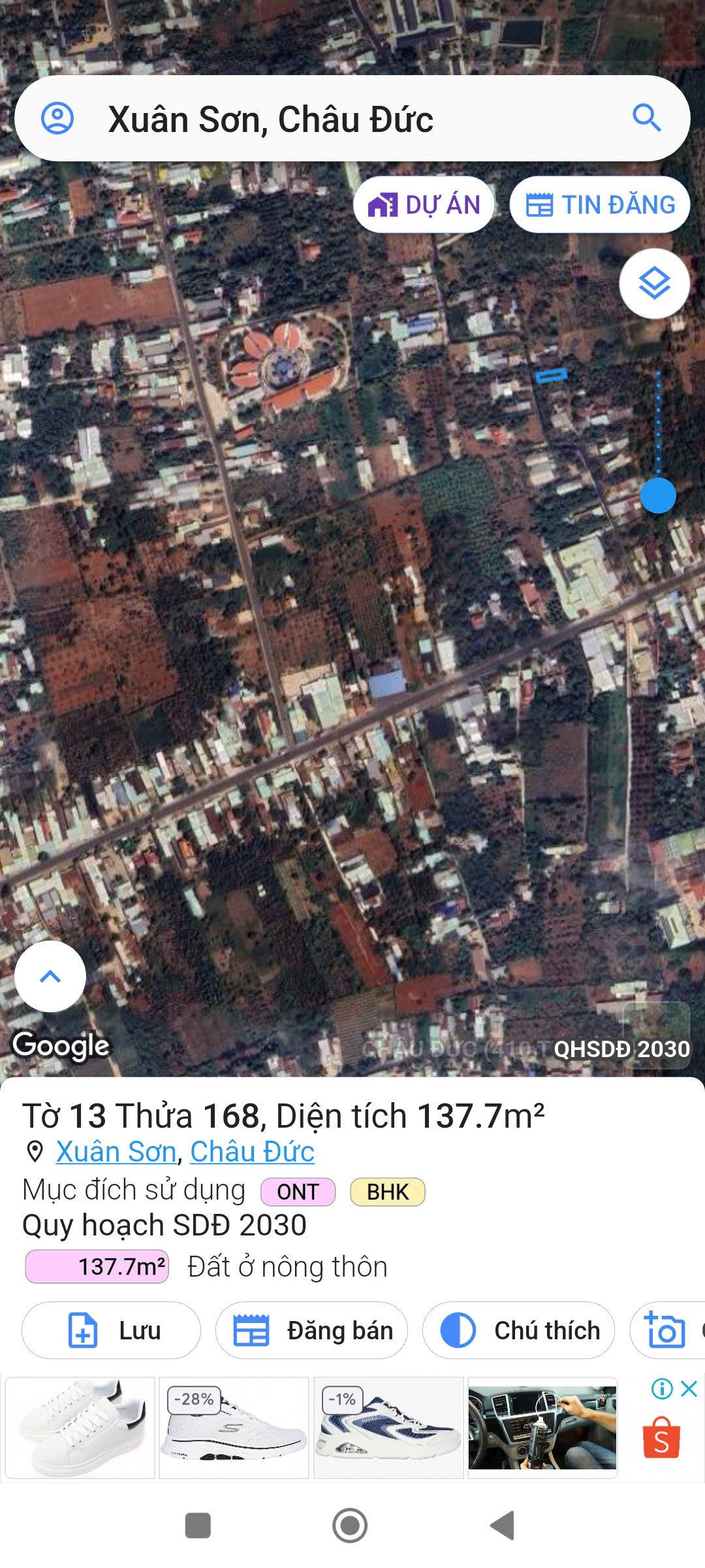 Chủ bán 137mv xuân sơn châu đức bà rịa vũng tàu - Ảnh 1