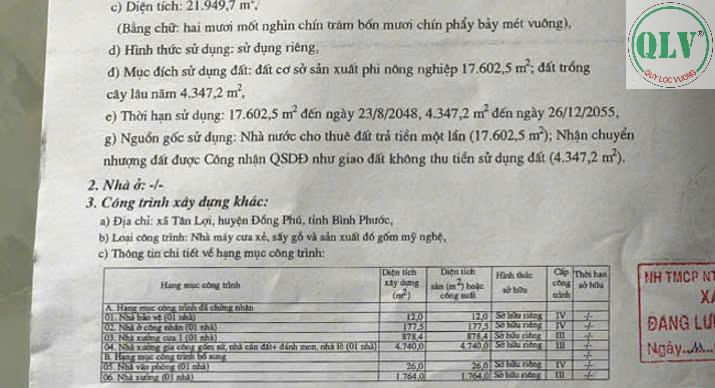 Cần bán gấp nhà xưởng Đồng Phú Bình Phước diện tích gần 22.000M² – giá chỉ 52 tỷ - Ảnh 4