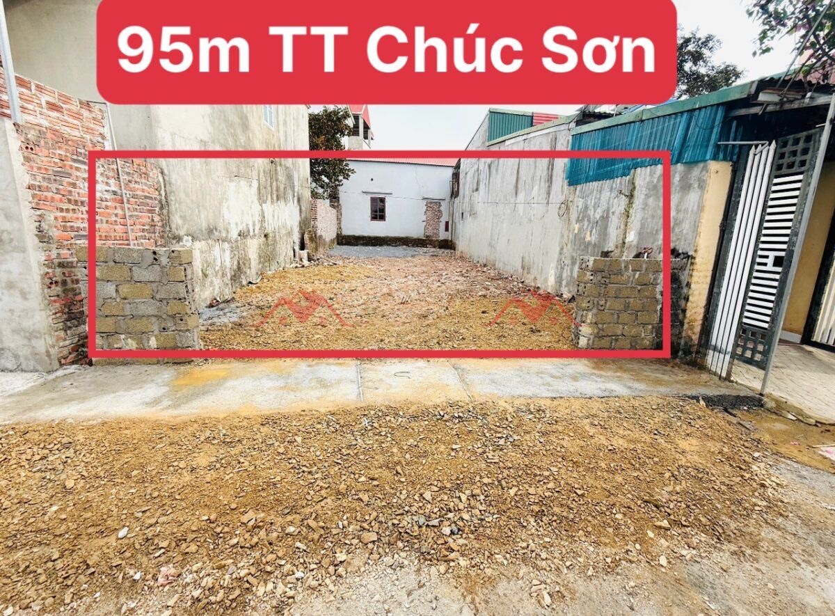 CHÍNH CHỦ BÁN LÔ ĐẤT 95M TẠI TT CHÚC SƠN-CHƯƠNG MỸ-HÀ NỘI - Ảnh chính