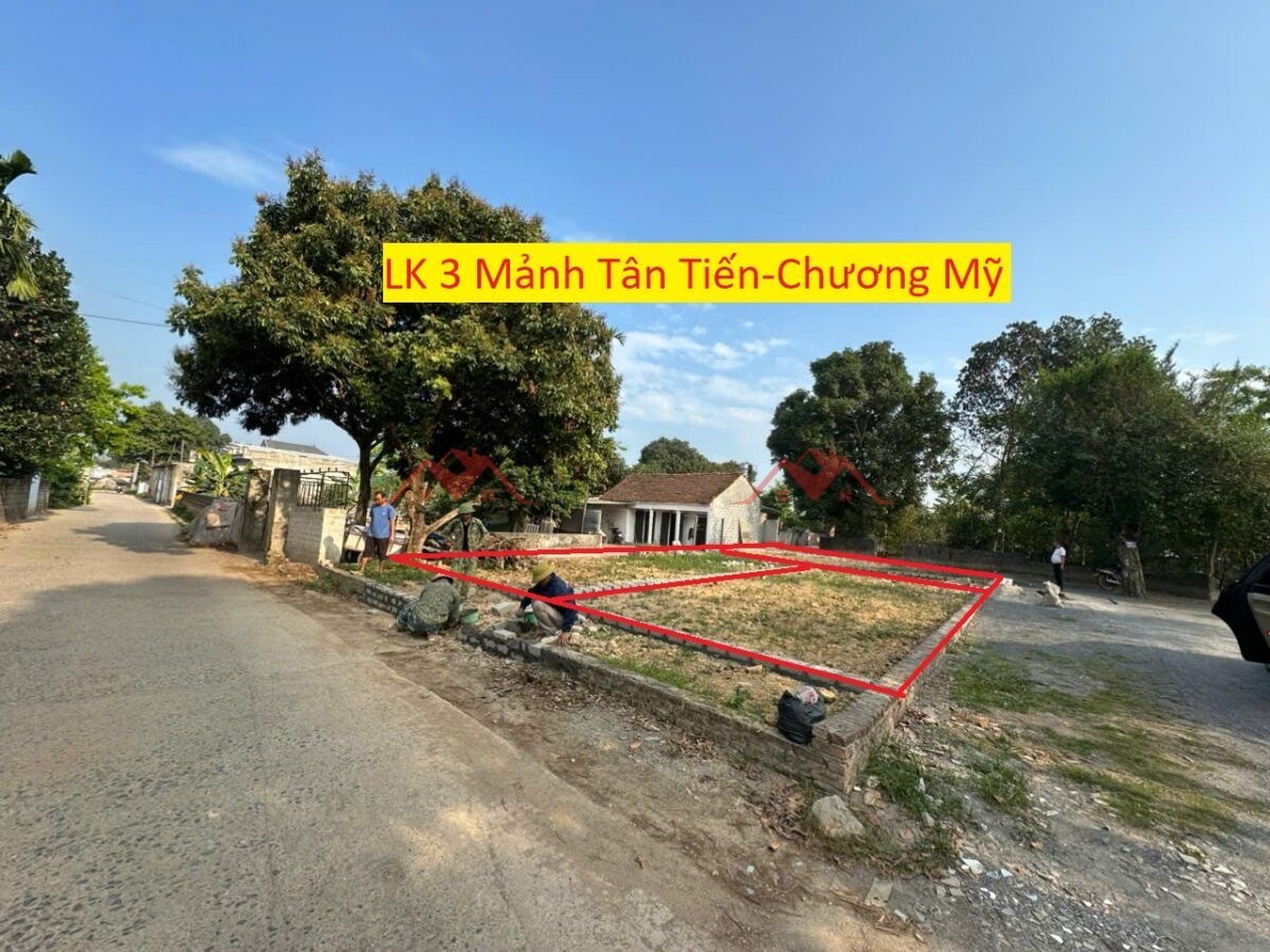 CHÍNH CHỦ BÁN 3 LÔ ĐẤT 96M-89,8M-82,3M TAI TÂN TIẾN-CHƯƠNG MỸ-HÀ NỘI - Ảnh chính
