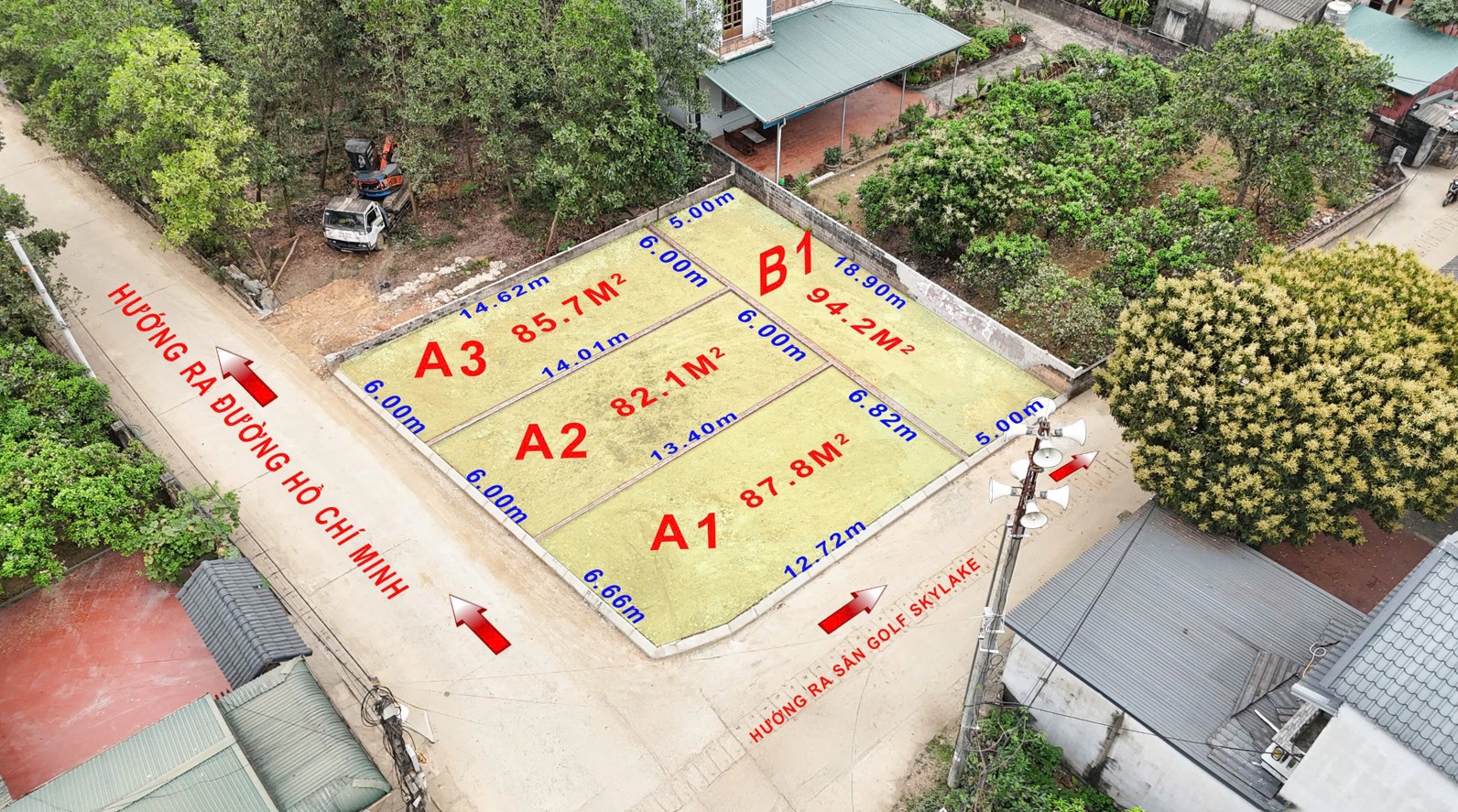 Đất nền Đầu tư - Full Thổ Cư - Đường 8M - Ô Tô Đánh Võng Trên Đường - Ảnh chính