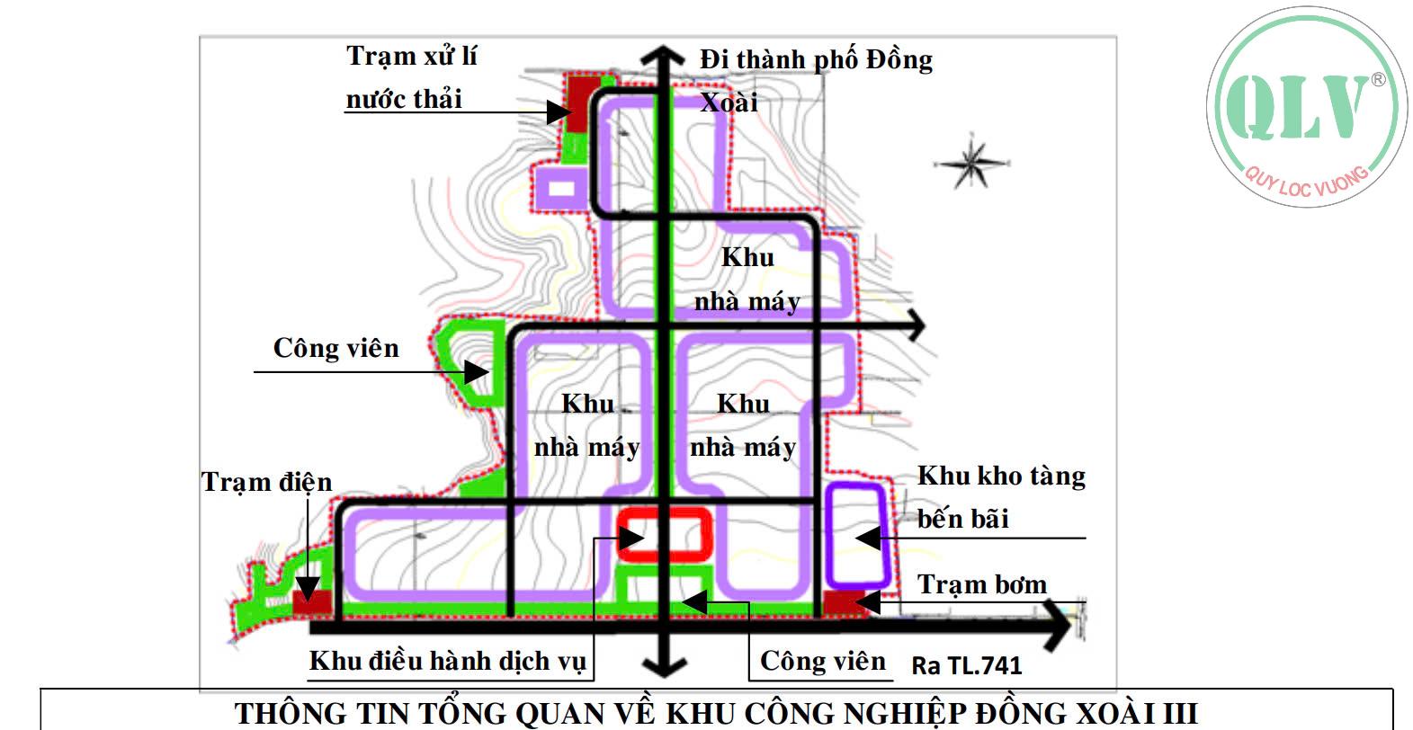 Bán 2 lô đất liền kề trong kcn Đồng Xoài 3 diện tích 7.891m2-8.337m2 vị trí vàng đầu tư. - Ảnh 1