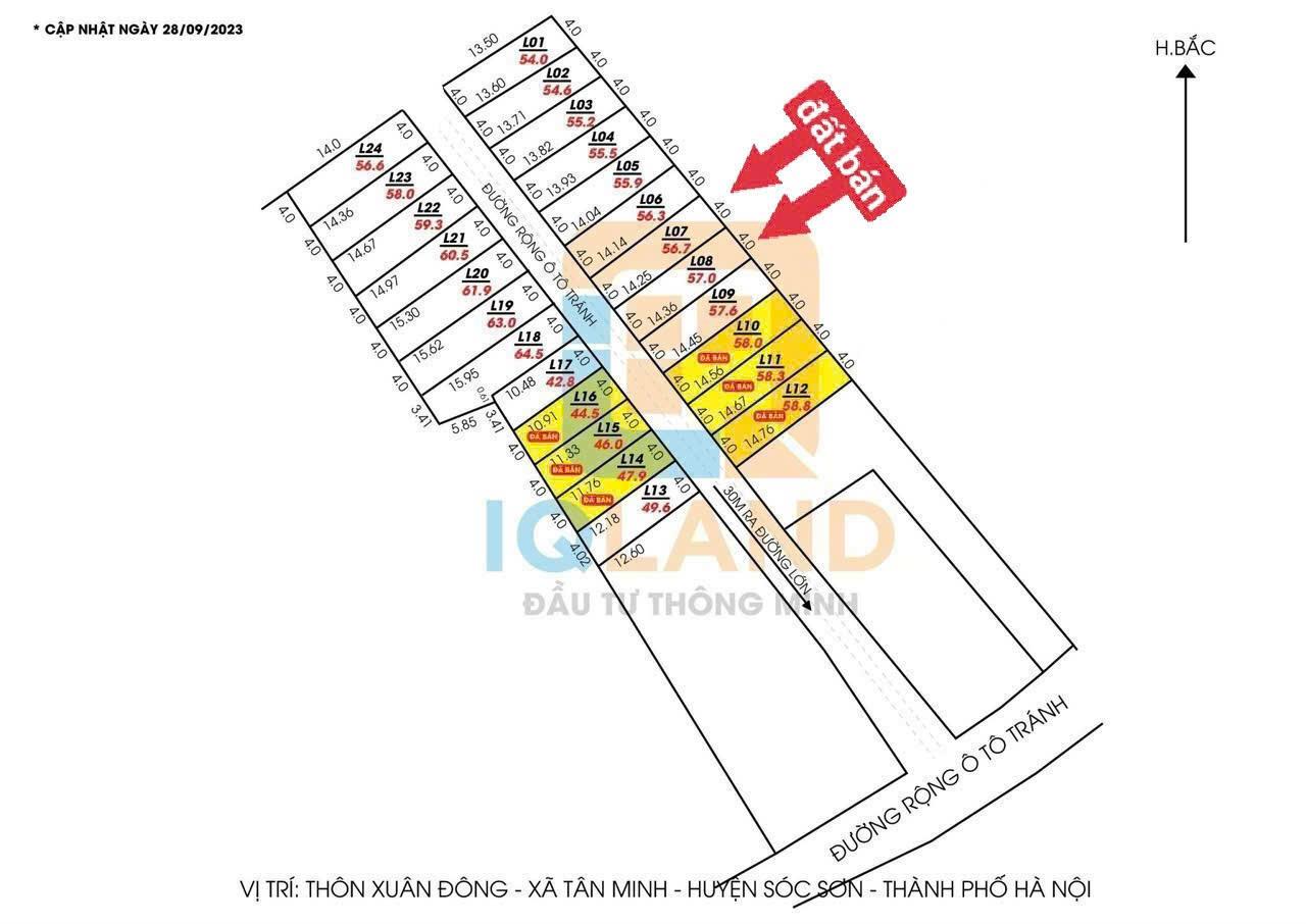 CHỐT NGAY LÔ ĐẤT ĐẸP  GIÁ TỐT NHẤT KHU VỰC TÂN MINH - SÓC SƠN GIÁ NHÚ TỶ - Ảnh 4