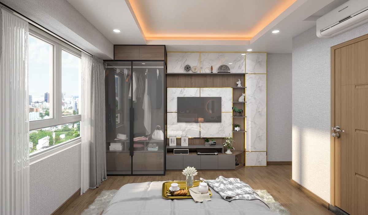 Căn Hộ Cosmo City Mặt Tiền Đường Nguyễn Thị Thập Quận 7 Giá 2.8ty 2PN. - Ảnh 2