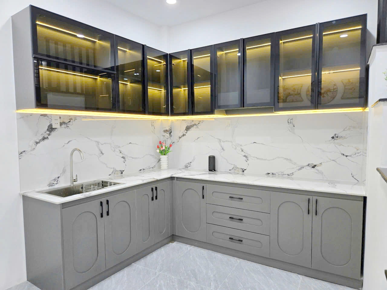 Nhà 1 lầu cạnh hẻm xe hơi Âu Dương Lân P3Q8 - Ảnh 3