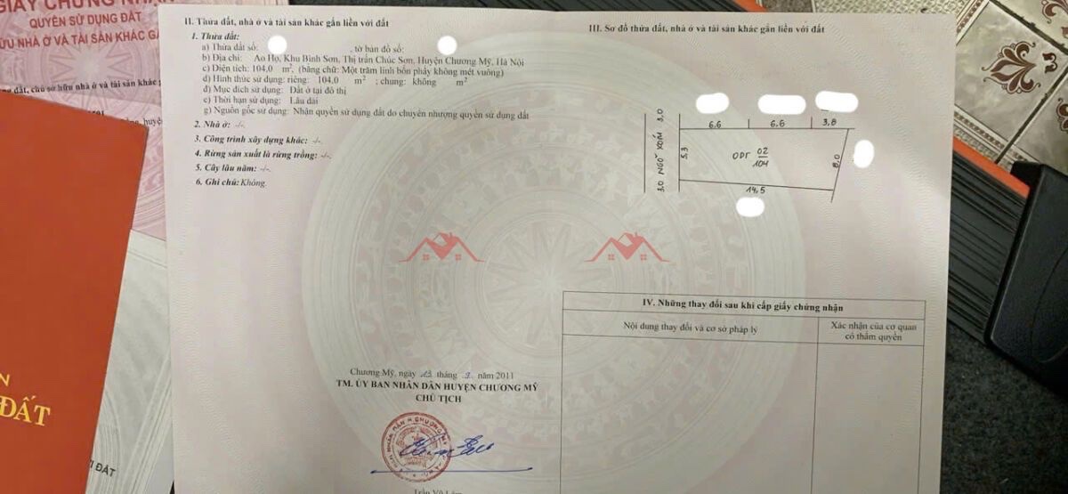 CHÍNH CHỦ BÁN LÔ ĐẤT 104M TẠI TT CHÚC SƠN-CHƯƠNG MỸ-HÀ NỘI - Ảnh 4