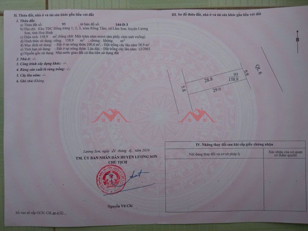 CHÍNH CHỦ BÁN LÔ ĐẤT 158,9M TẠI LƯƠNG SƠN-CHƯƠNG MỸ-HÀ NỘI - Ảnh 4
