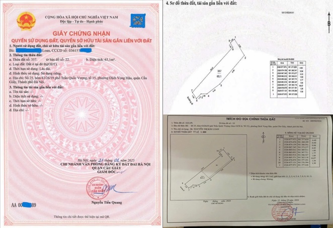 Chính chủ bán đất, tặng nhà, 2 mặt thoáng, Cầu Giấy – 64m2 – giá 11.6 tỷ, 0912846330 - Ảnh 2
