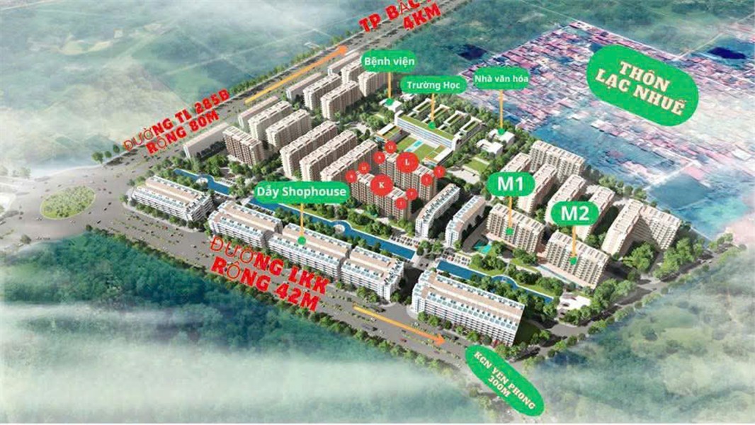 HOT HOT HOT- Bán NHÀ Ở XÃ HỘI - Dự Án CÁt Tường Smart City - YÊN PHONG - BẮC NINH - Ảnh 1