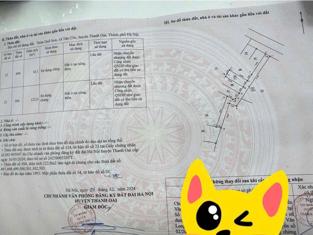 CẦN BÁN GẤP LÔ ĐẤT TẠI QUẾ SƠN - TÂN ƯỚC - Ảnh 3