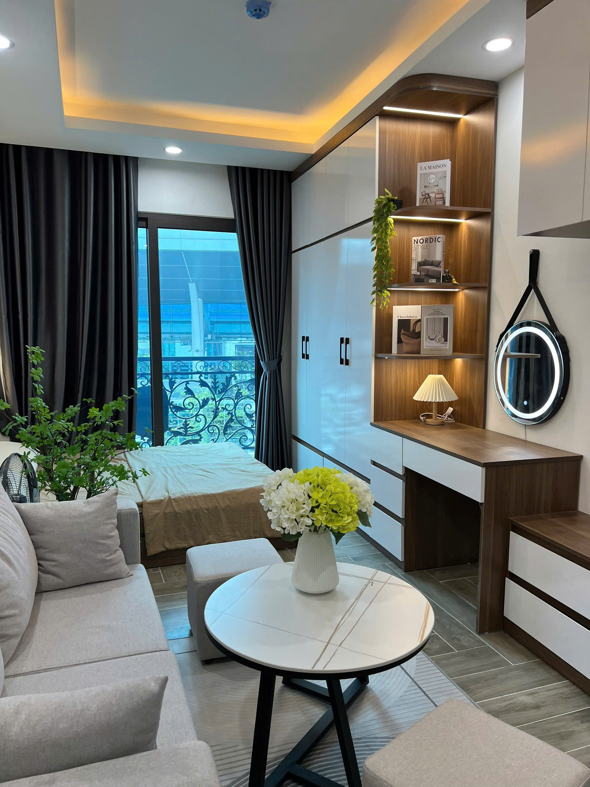 (Cực hiếm) Căn hộ Studio cao cấp 30m2 mới khai trương tại mặt phố Hồ Tùng Mậu - Có máy giặt riêng - Ảnh 1