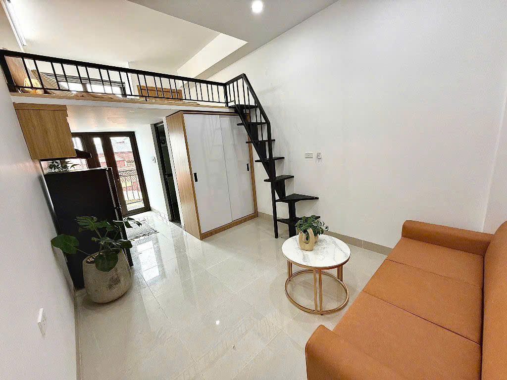 (Cực hiếm) Căn hộ Gác xép cao cấp 30m2 mới khai trương tại ngõ 128A Hồ Tùng Mậu - Máy giặt riêng - Ảnh chính