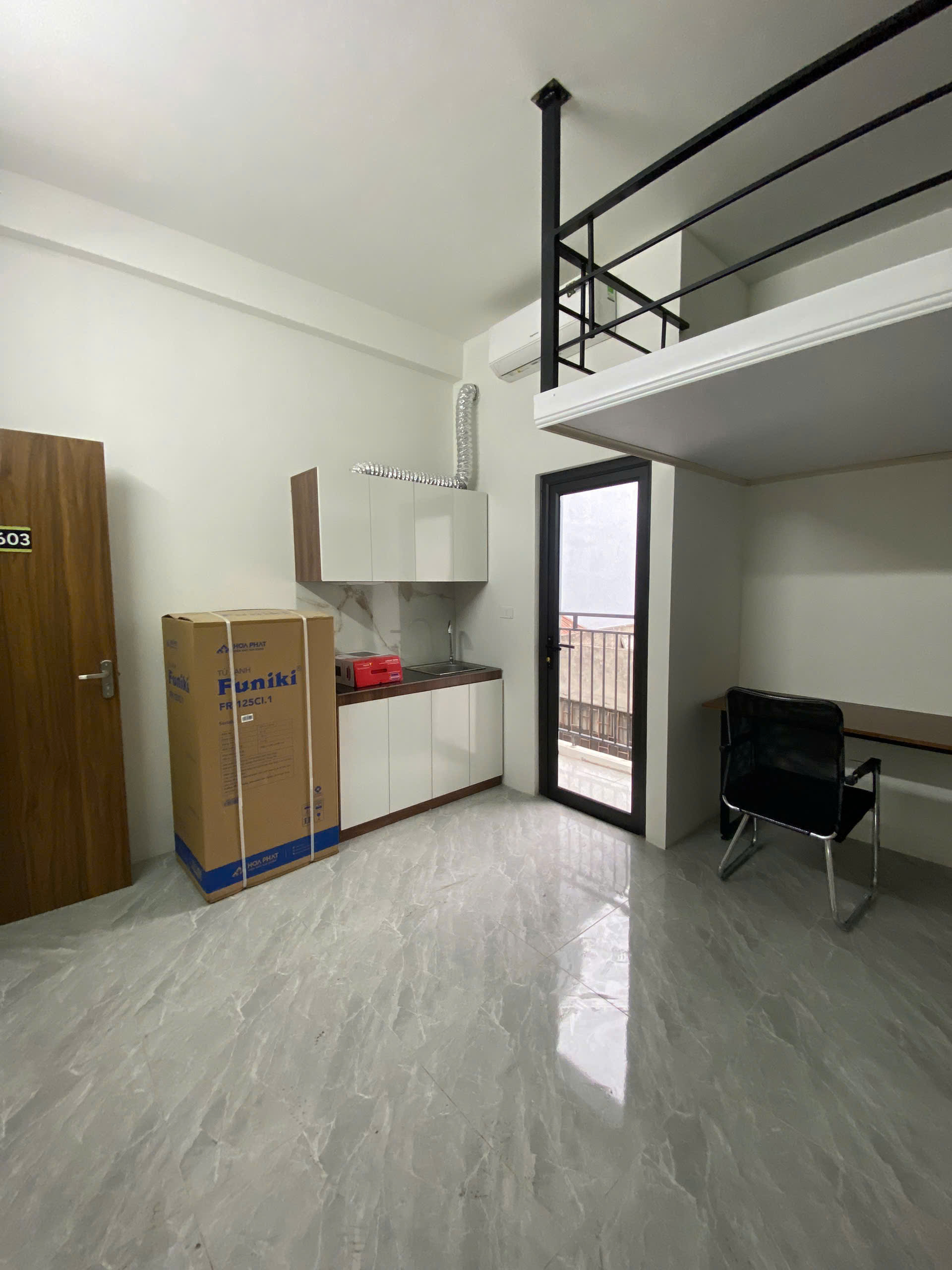 (Cực hiếm) Căn hộ Gác xép cao cấp 20m2 mới khai trương tại ngõ 116 Miếu Đầm - Có máy giặt riêng - Ảnh 2