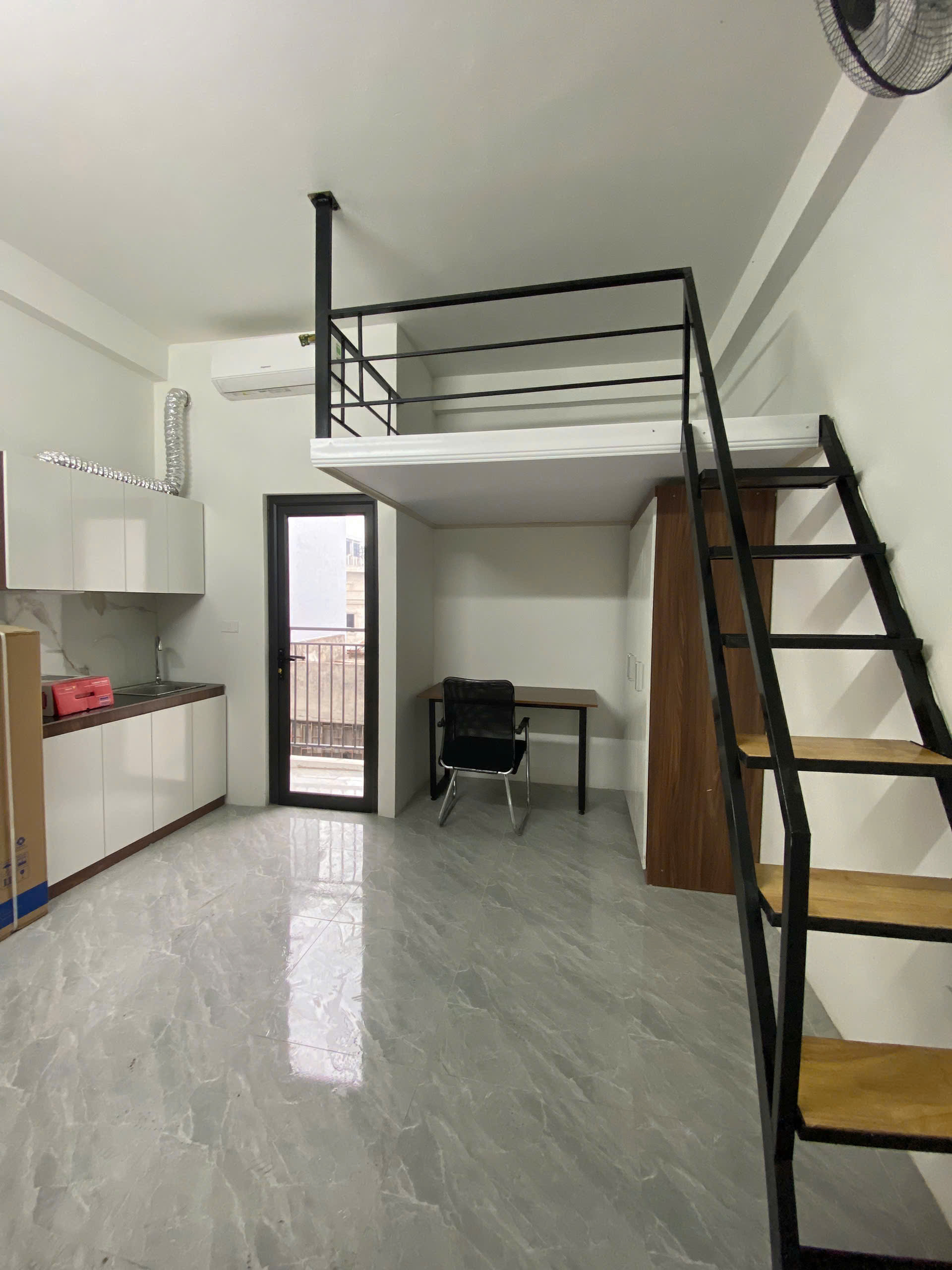 (Cực hiếm) Căn hộ Gác xép cao cấp 20m2 mới khai trương tại ngõ 116 Miếu Đầm - Có máy giặt riêng - Ảnh chính