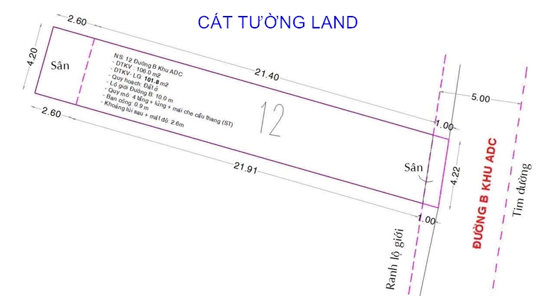 🏡 Mặt Tiền  Đường B, Khu Biệt Thự  ADC– Phú Thạnh, Tân Phú – 106m², Giá 10.4 Tỷ - Ảnh 1