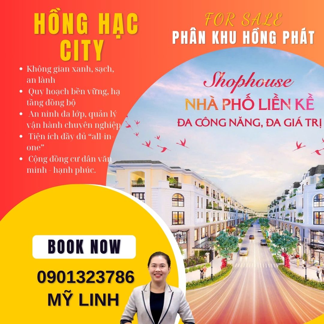 Hồng Hạc City – Phú Mỹ Hưng 2 Bán Shophouse 6x20m (120m²) 💰 Giá chỉ 19 tỷ - 0901323786 - Ảnh 1