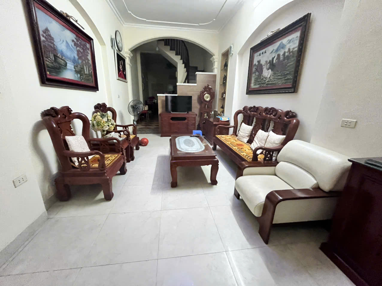 Bán nhà phân lô - dân xây  - tt Văn điển, Thanh Trì, 2 mặt ngõ  64m* 4 tầng ,ô tô thông chi 8 tỉ. - Ảnh 1