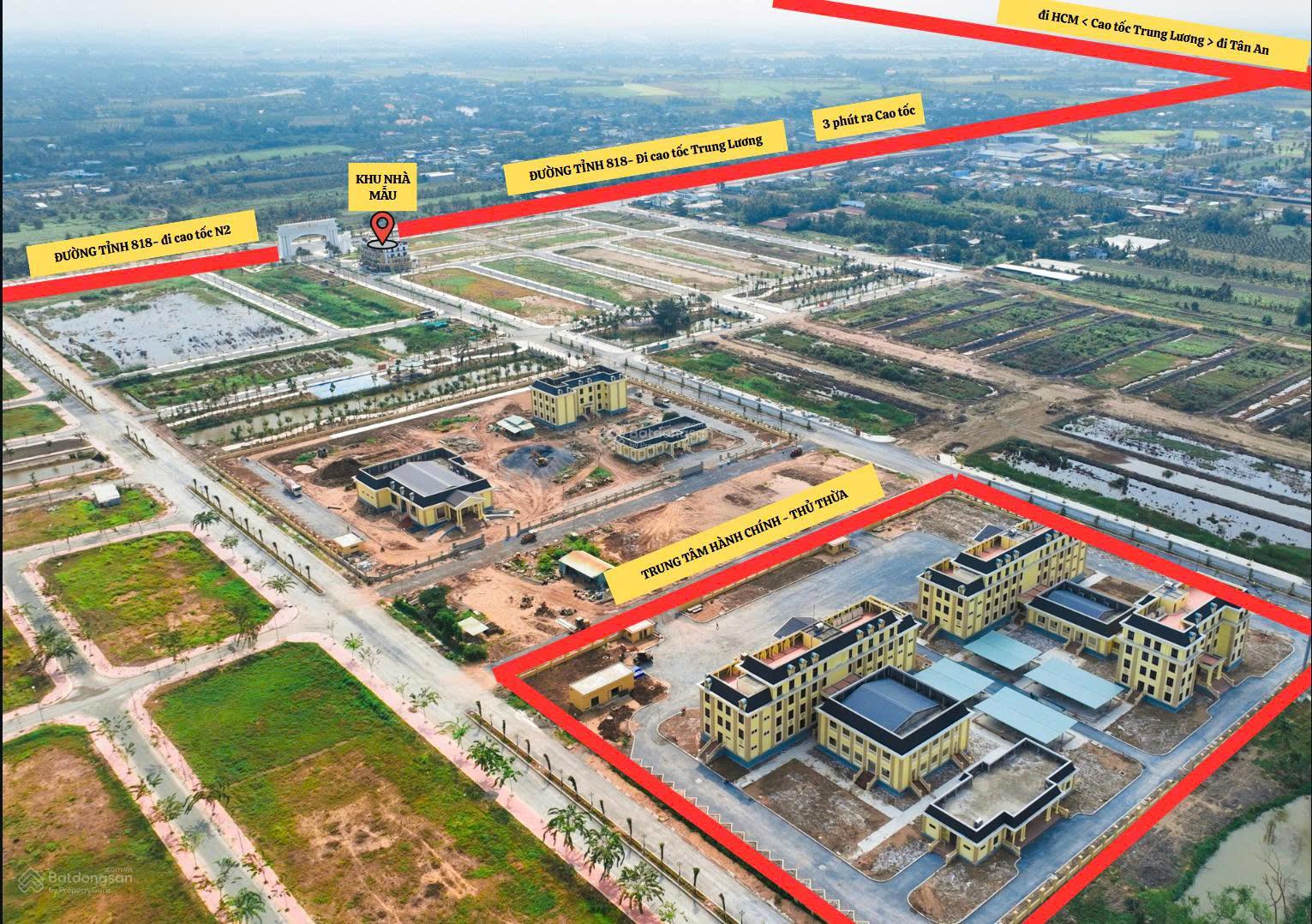 Thanh toán 600 triệu sở hữu ngay nền đất trung tâm hành chính Thủ Thừa - Ảnh 3