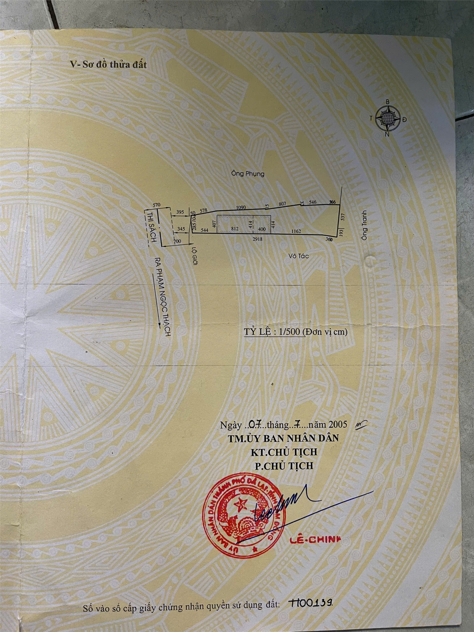 LÔ ĐẤT VỊ TRÍ ĐẸP-  GIÁ TỐT CHÍNH CHỦ CẦN BÁN NHANH LÔ ĐẤT tại phường 6, Tp Đà Lạt, tỉnh Lâm Đồng - Ảnh 2
