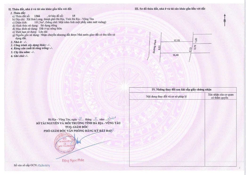 🔴 Cần bán nhanh đất KDC Lan Anh 1 mở rộng, xã Hòa Long - TP Bà Rịa - Ảnh 2