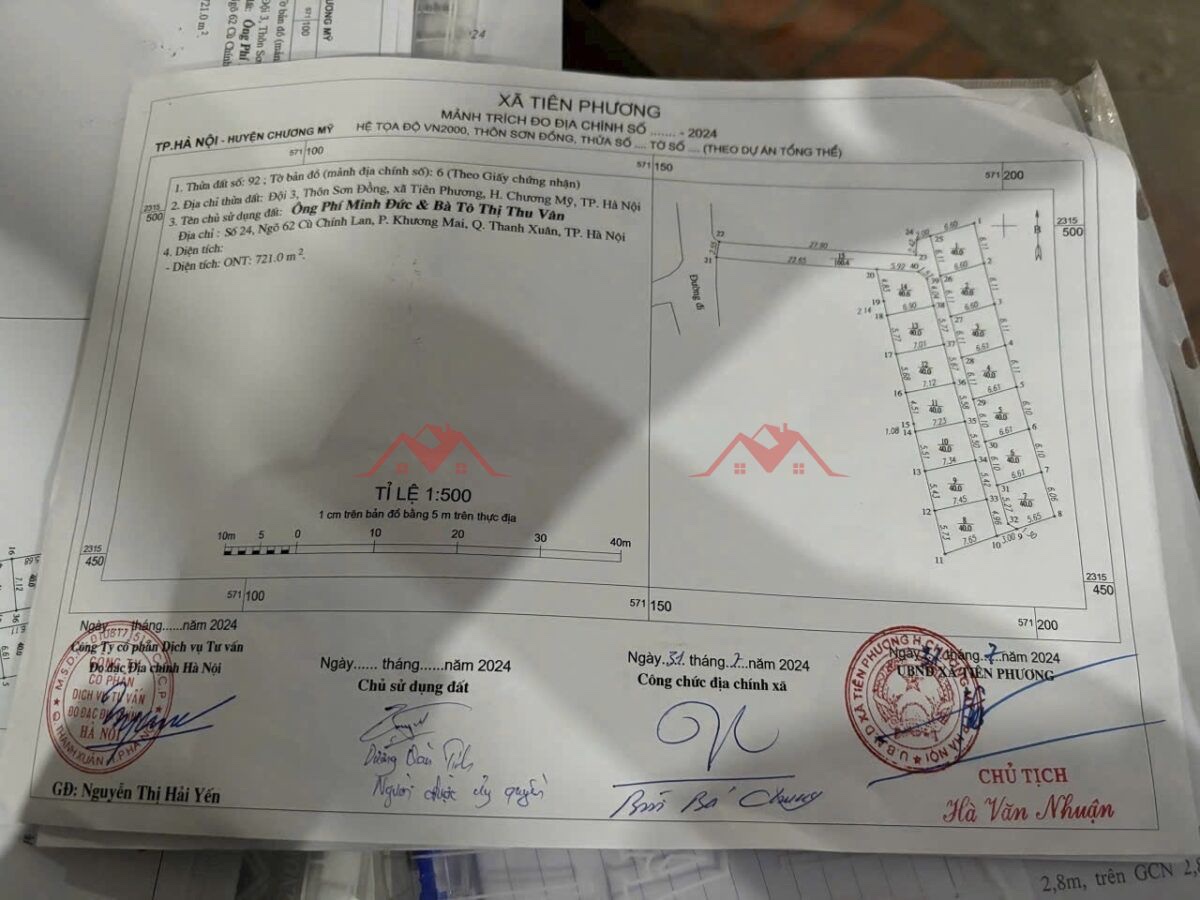 CHÍNH CHỦ BÁN LÔ ĐẤT 40M TẠI TIÊN PHƯƠNG-CHƯƠNG MỸ-HÀ NỘI - Ảnh 2