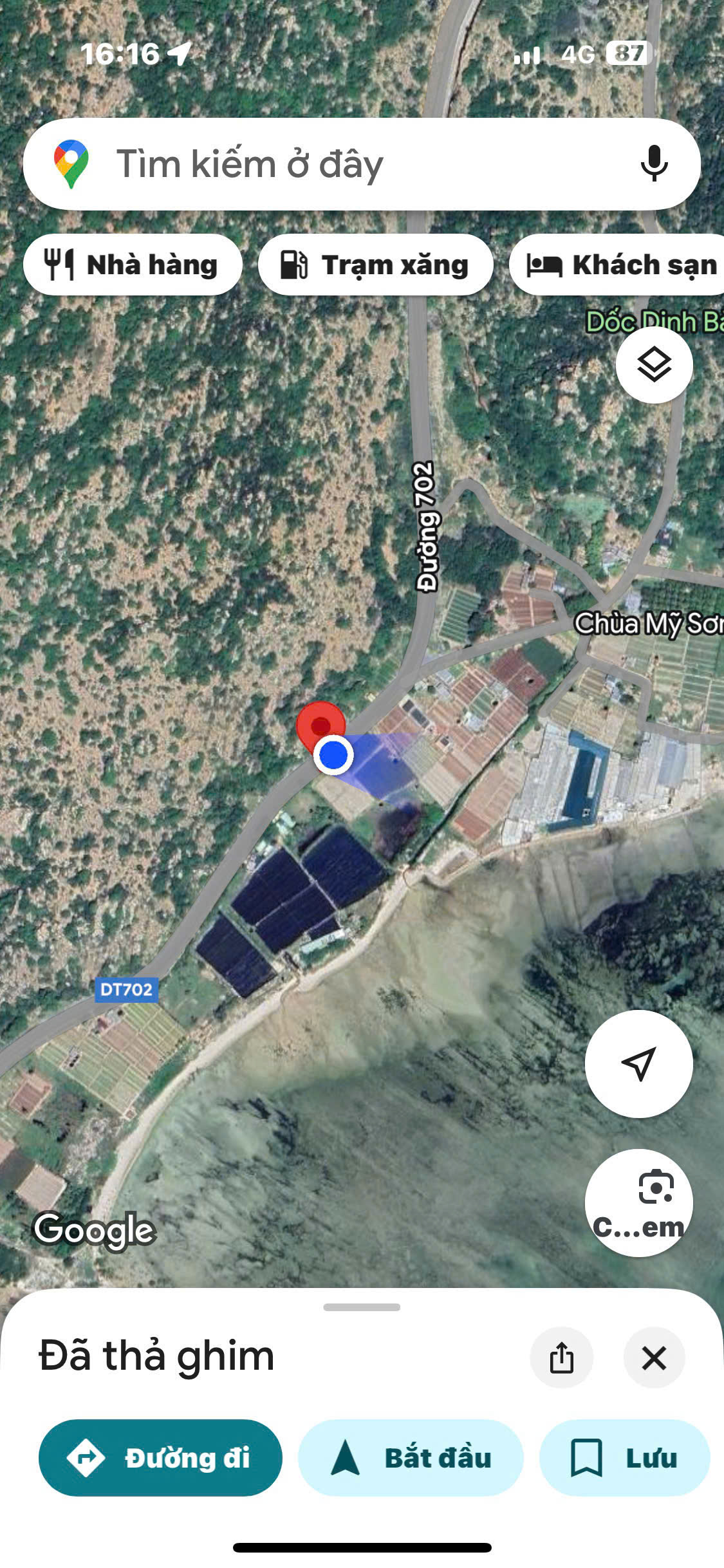 💥Bán nhanh 2 Lô  Mặt Tiền 702  3355m và 2715m Mỹ Hòa. Trục đường chính đi Vĩnh Hy - Ninh Hải - Ninh - Ảnh chính