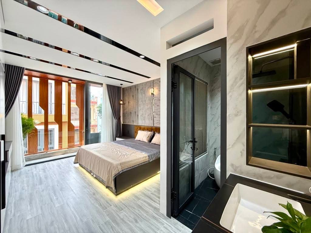 NHÀ ĐẸP LUNG LINH - QUANG TRUNG GV - HẺM ÔTÔ VÀO NHÀ - 63M² - 5 TẦNG LẦU CHỈ 7.X TỶ - FULL NỘI THẤT - Ảnh 3