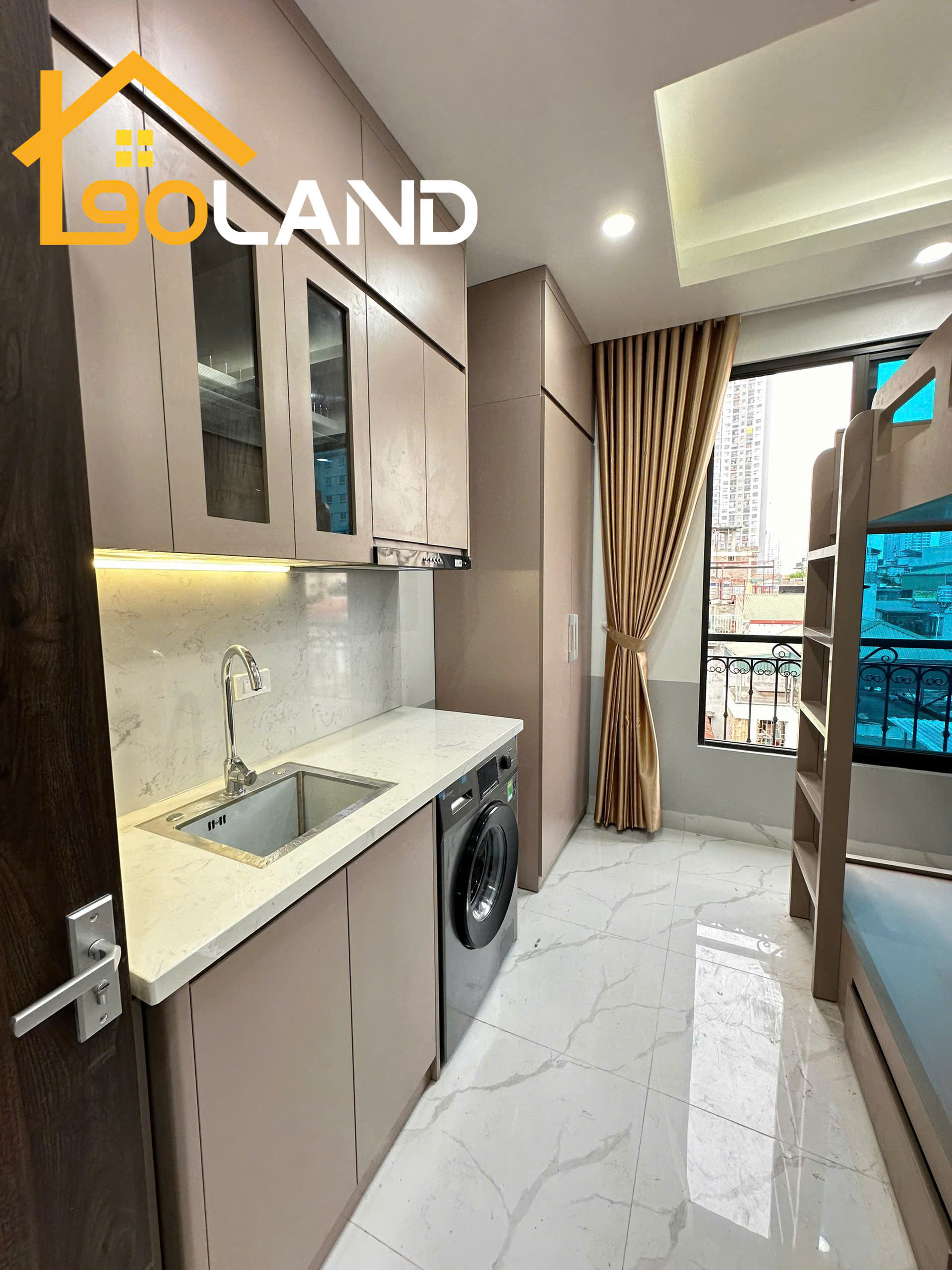(Cực hiếm) Căn hộ Studio - Giường đôi 25m2 mới khai trương tại ngõ 297 Minh Khai - Máy giặt riêng - Ảnh 1