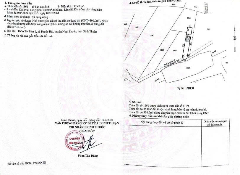 CHÍNH CHỦ CẦN BÁN GẤP 2 LÔ  ĐẤT  TẠI NINH PHƯỚC, NINH THUẬN - Ảnh chính