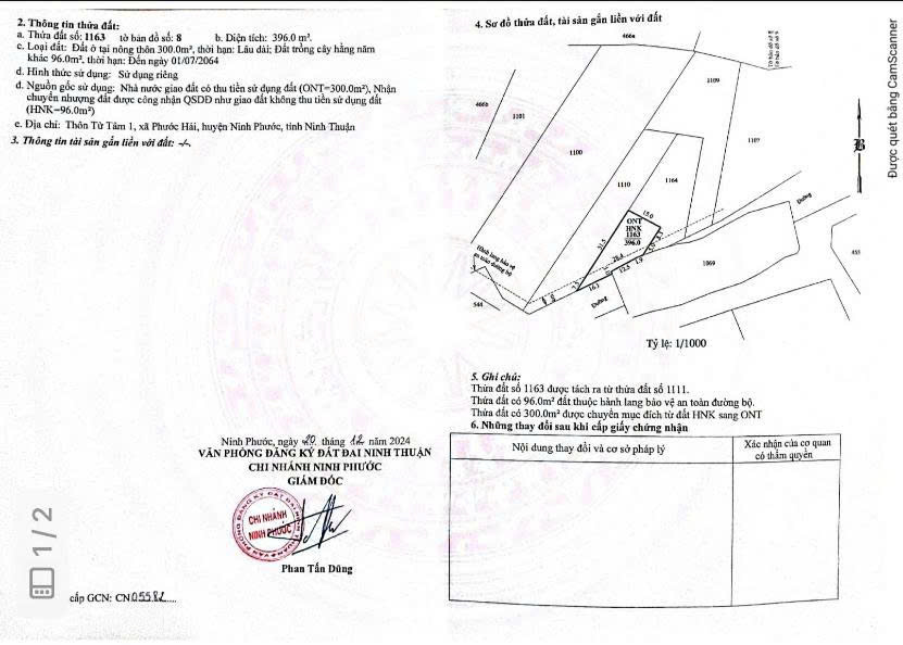 CHÍNH CHỦ CẦN BÁN GẤP 2 LÔ  ĐẤT  TẠI NINH PHƯỚC, NINH THUẬN - Ảnh 2