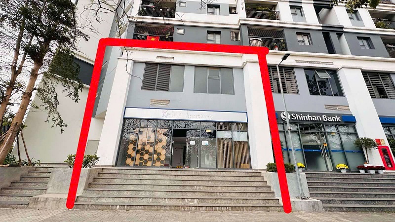 Cho thuê Shop 2 tầng chân đế đầu hồi toà H4 Hope Residences mặt đường Chu Huy Mân, Long Biên, Hà - Ảnh chính