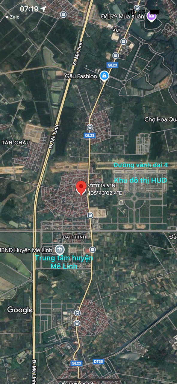 Bán 51m đất thôn Nội Đồng, Đại Thịnh, Mê Linh. Gần trung tâm huyện, khu đô thị HUD - Ảnh chính