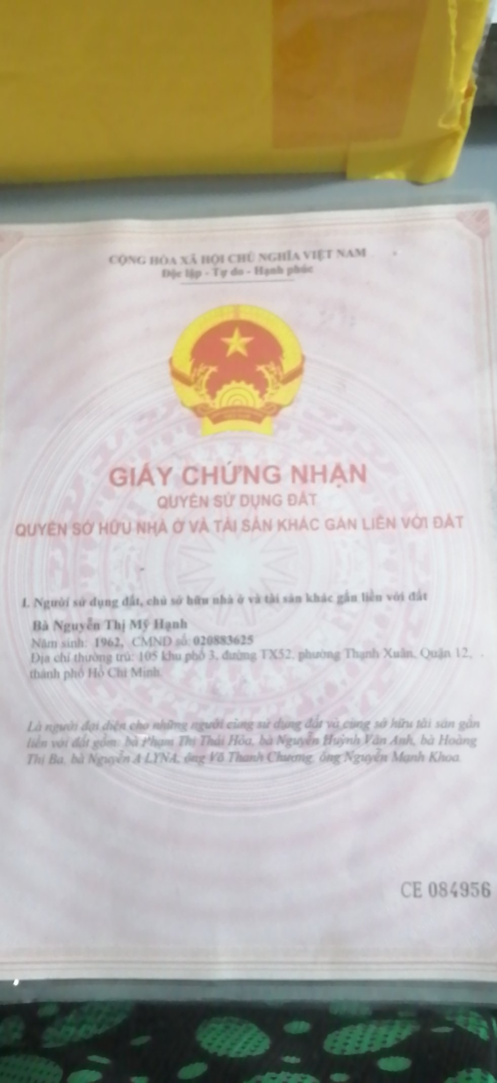 BÁN ĐẤT THỔ CƯ MẶT TIỀN ĐƯỜNG THẠNH XUÂN 62, Q.12, GIÁ 1.5 TỶ - 76M2, - Ảnh 4